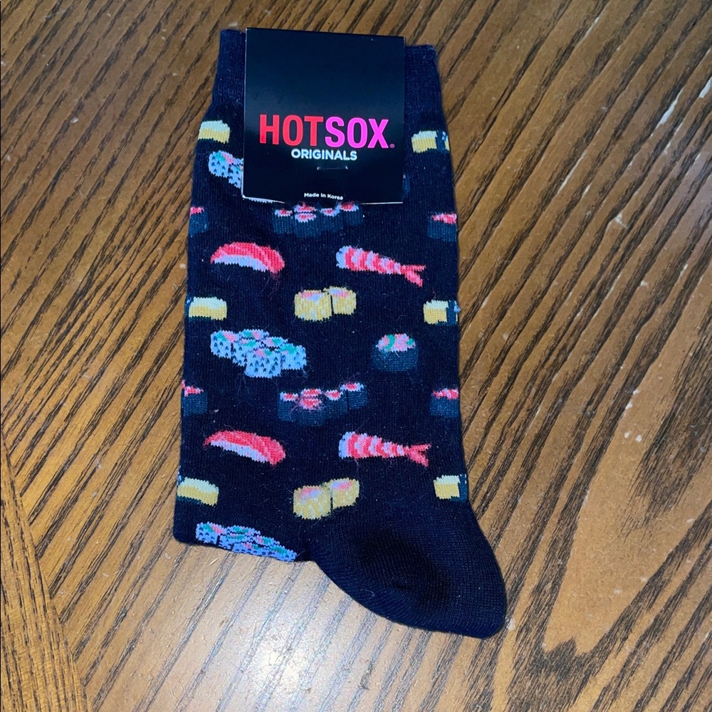 Hot Sox Originals Sushi Patterned Socks - Black